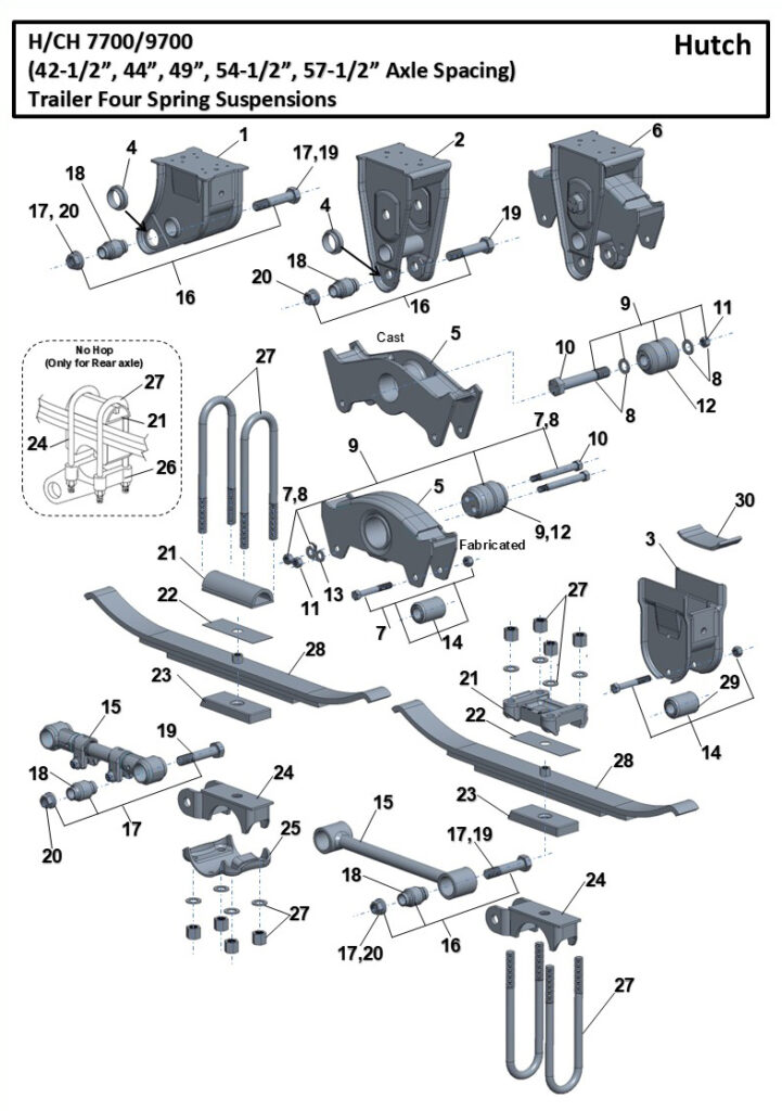 VOLVO T-RIDE REAR TANDEM SUSPENSION